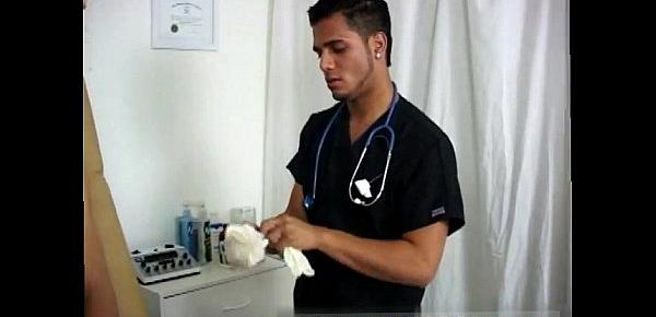  Sex gay doctor Adjusting the table for me to be more convenient he